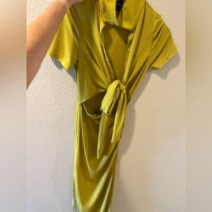 Green maxi dress size small